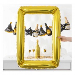 Balon foliowy Ramka złota