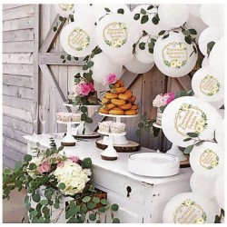 Balony komunijne Boho 12cali 30cm 5szt