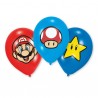Balony lateksowe Super Mario Bros 11cali 27.5cm 6szt