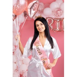 Opaska metalowa na włosy Bride złota 1szt