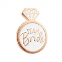Pin emaliowany Team Bride rose gold 1szt