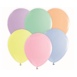 Balony pastelowe makaronowe 12cali 30cm 10szt