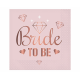 Serwetki papierowe Bride To Be 33x33cm 20szt