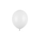 Balony pastelowe białe 9cali 23cm 50szt Strong