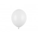 Balony pastelowe białe 9cali 23cm 50szt Strong