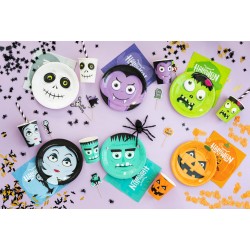 Talerzyki papierowe na Halloween 6szt
