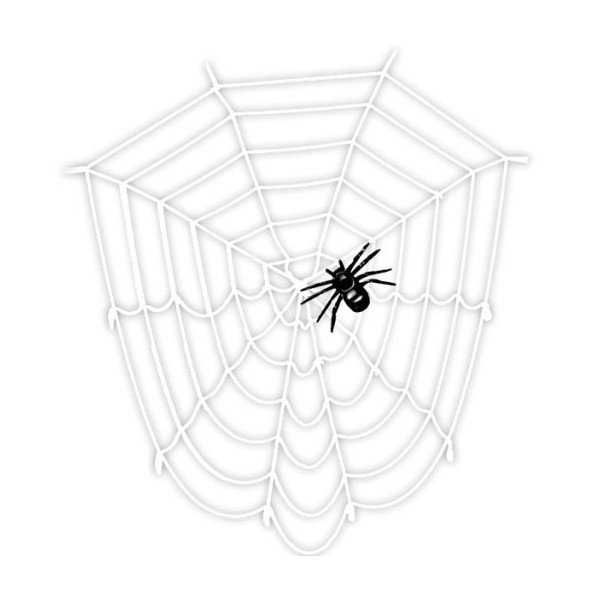 Pajęcza sieć z pająkiem 150cm XL