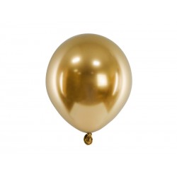 Balony chromowane Glossy złote 12cali 30cm 10szt