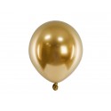 Balony chromowane Glossy złote 12cali 30cm 10szt