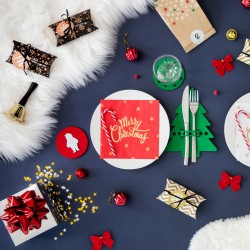 Dzwonek metalowy złoty Świętego Mikołaja