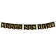 Baner Happy New Year czarny 250cm