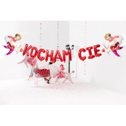 Balon foliowy Kocham Cię czerwony