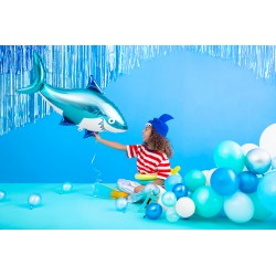 Balony chromowane Glossy niebieskie 12cali 30cm 10szt