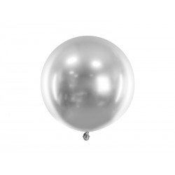 Balon Gigant glossy srebrny 60cm