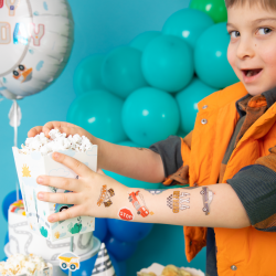 Tatuaże zmywalne Auta 17szt