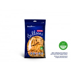 Balony pastelowe żółte 5cali 12cm 100szt Strong
