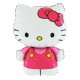 Balon foliowy Hello Kitty różowy 21cali 75x55cm
