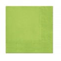Serwetki papierowe jednokolorowe zielone 33x33cm 20szt