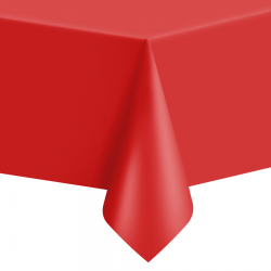 Obrus foliowy czerwony 137x274cm