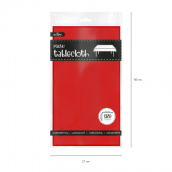 Obrus foliowy czerwony 137x274cm