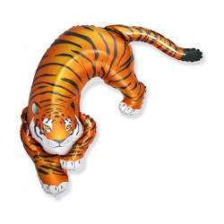 Balon foliowy Tygrys pomarańczowy 108x75cm