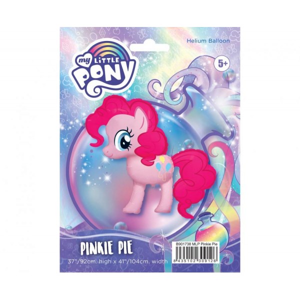 Balon foliowy Me Little Pony Kucyk Pinkie Pie różowy 92x104cm