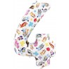 Balon foliowy cyfra 4 Bluey Bingo 26cali 66cm