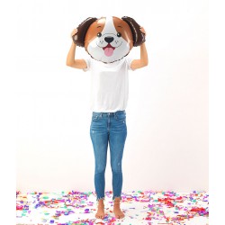 Balon foliowy Głowa Pieska 33cali 84cm