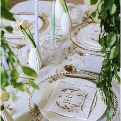 Serwetki papierowe IHS białe 33x33cm 20szt