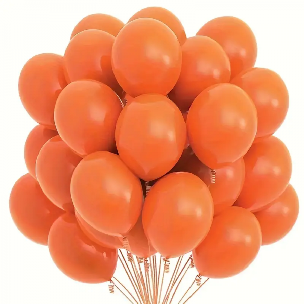 Balony pastelowe mandarynko-pomarańczowe 11cali 27cm 50szt