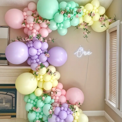 Balony pastelowe mix kolorów 12cali 30cm 10szt Strong