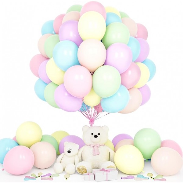 Balony pastelowe mix kolorów 12cali 30cm 50szt Strong