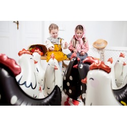 Balon foliowy Kogut 48x60cm czarny