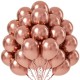 Balony metaliczne rose gold 11cali 27cm 100szt Strong