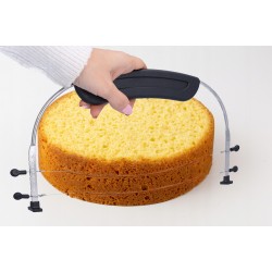 Nóż strunowy do cięcia biszkoptu z rączką