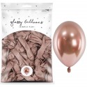 Balony chromowane Glossy rose gold 5cali 12cm 50szt