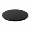 Podkład po tort okrągły Czarny Gruby 30x1,2cm
