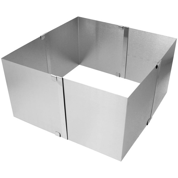 Regulowana forma kwadratowa Wysokość 15 cm rant