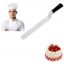 Szpatuła cukiernicza nóż z miarką 39cm