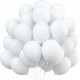 Balony pastelowe białe 23cm 100szt Rainbow