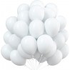 Balony pastelowe białe 23cm 100szt Rainbow