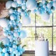 Balony pastelowe błękitne 11cali 27cm 50szt Strong