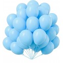Balony pastelowe błękitne 11cali 27cm 100szt Strong