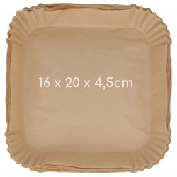 Papier do pieczenia Wkład do frytkownicy AIR FRYER 16x20cm