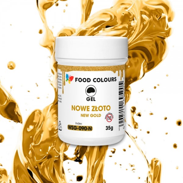 Barwnik spożywczy w żelu Złoty 35g