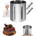 Rant do tortu 20cm regulowany 16-30 obręcz tortownica + 2X SPINKA GRATIS