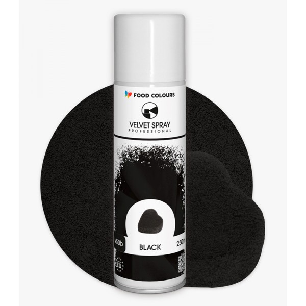 Zamsz w Sprayu Czarny Food Colorus Velvet 100ml