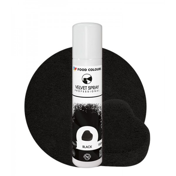 Zamsz w Sprayu Czarny Food Colorus Velvet 100ml