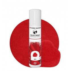 Zamsz w Sprayu Czerwony Food Colorus Velvet 100ml