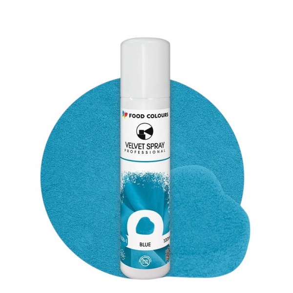 Zamsz w Sprayu Niebieski Food Colorus Velvet 100ml